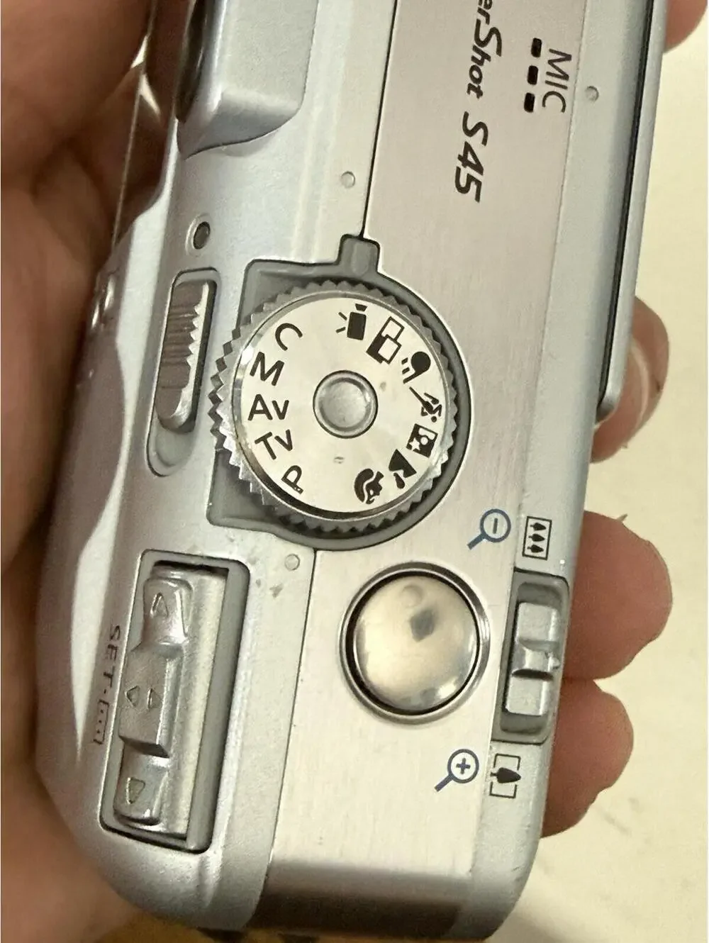 Canon PowerShot S45 Compact Digital Camera Tested W/Battery , Needs Charger